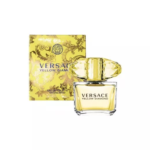 Versace Yellow Diamond Eau de Toilette 50ml for Women: Radiant Floral Fragrance with Bergamot & Pear Sorbet Versace Yellow Diamond Eau de Toilette 50ml for Women: Radiant Floral Fragrance with Bergamot & Pear Sorbet