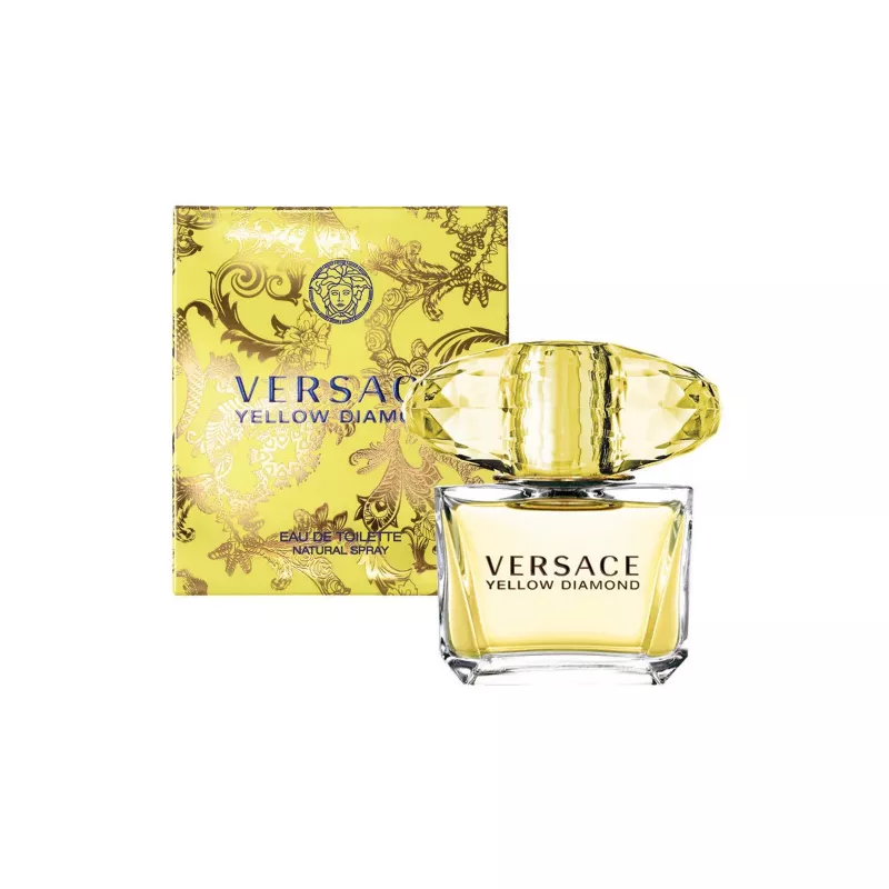 Versace Yellow Diamond Eau de Toilette 50ml for Women: Radiant Floral Fragrance with Bergamot & Pear Sorbet - Versace