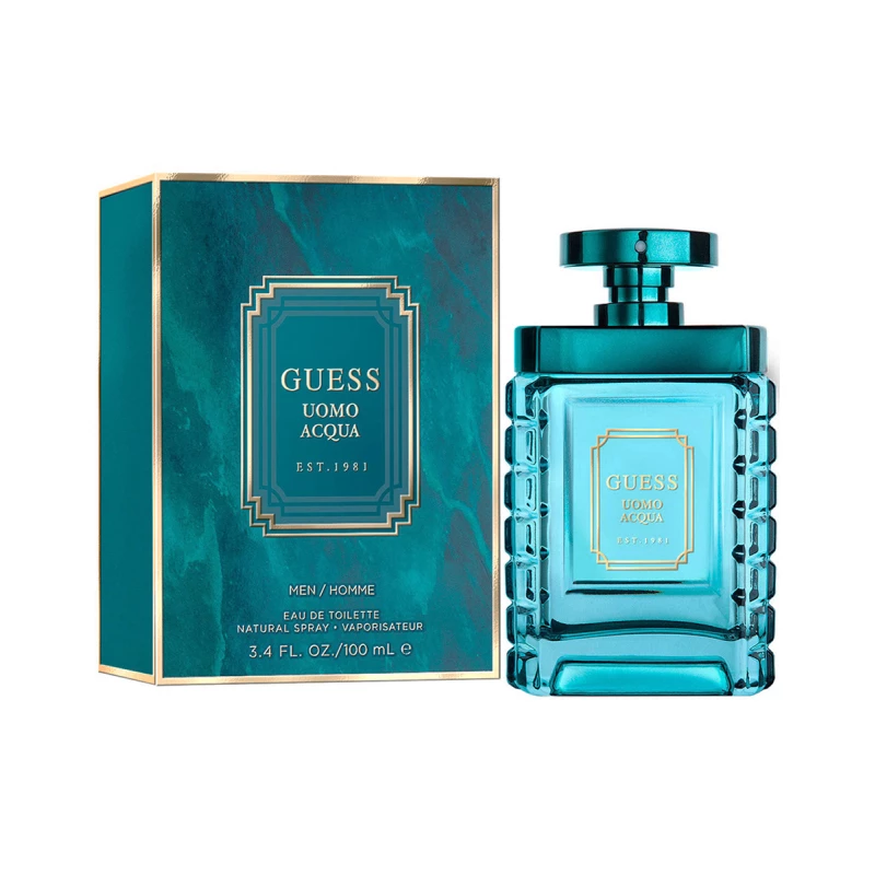جيس اومو أكوا ماء تواليت 100 مل عطر منعش مائي للرجال للاستخدام اليومي - جيس