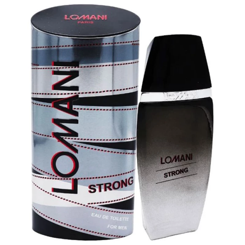 Lomani 2 Men Strong Eau de Toilette 100ml Sensual Outdoor Fragrance for Men Passionate Aroma - Lomani