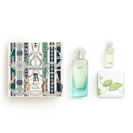 HERMES UN JARDIN SUR LE NIL EDT SET 100ML+7.5ML+SOAP50G FEH2 - Hermes - Image 4