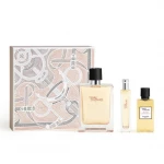 Hermes Terre d'Hermès Eau de Toilette Set for Men Woody Citrus Fragrance 50ml with Shower Gel & Travel Spray - Hermes
