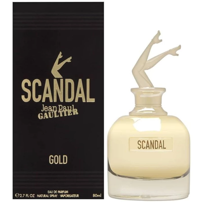 عطر جان بول غوتييه سكاندال جولد للنساء، 80 مل، عطر فاخر بزعفران وعسل - Jean paul gaultier