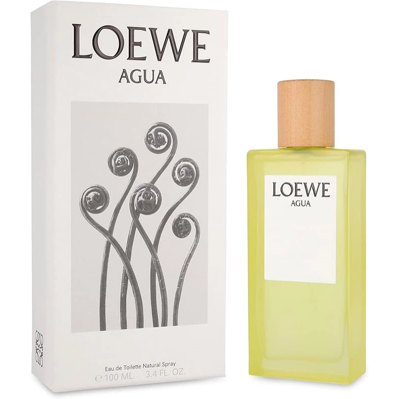 لووي أغوا أو دي تواليت 100 مل عطر حمضيات خشبي للرجال والنساء بخاخ منعش - Loewe