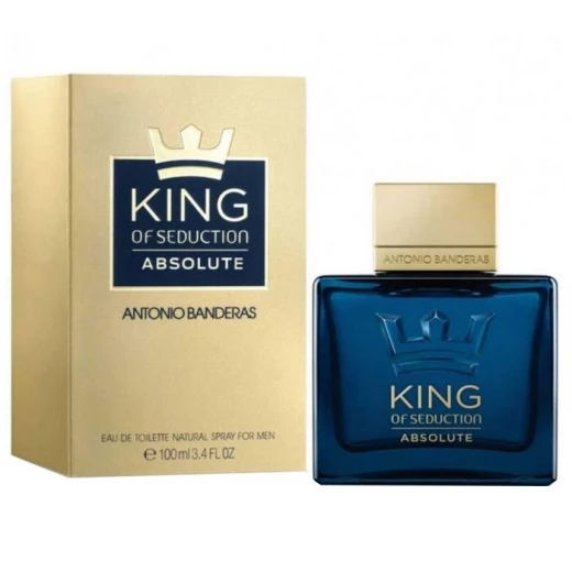 أنتونيو بانديراس كينج أوف سيدكشن ابسولوت ماء تواليت للرجال 100 مل عطر منعش ورجولي أنتونيو بانديراس كينج أوف سيدكشن ابسولوت ماء تواليت للرجال 100 مل عطر منعش ورجولي