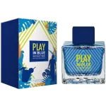 Antonio Banderas Play In Blue Seduction Eau de Toilette 100ml for Men Fresh and Invigorating Fragrance - Antonio Banderas
