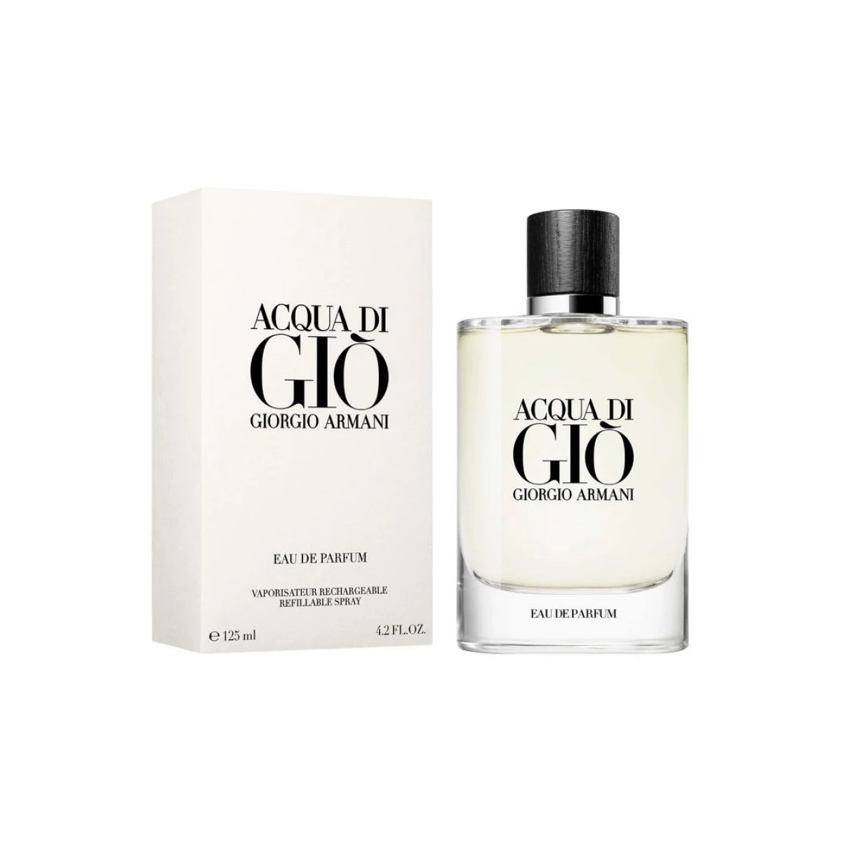 Giorgio Armani Acqua Di Gio Eau de Parfum for Men 125ml Refillable Spray Fresh Aquatic Fragrance