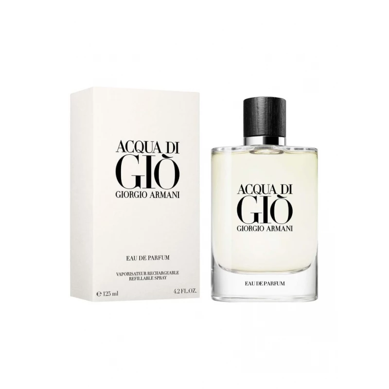 جورجيو أرماني أكوا دي جيو ماء عطر للرجال 125 مل بخاخ قابل لإعادة الملء عطر منعش مائي - جورجيو أرماني