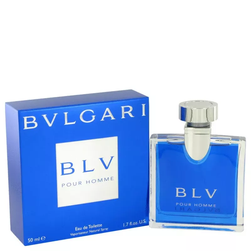Bvlgari BLV Pour Homme Eau De Toilette Spray 3.4 Ounce Woody Spicy Fragrance for Men - Bvlgari
