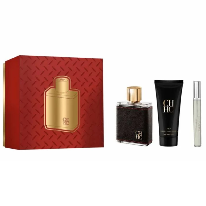 عطر تواليت 100 مل + عطر 10 مل + عطر ما بعد الحلاقة 100 مل للرجال من كارولينا هيريرا - كارولينا هيريرا