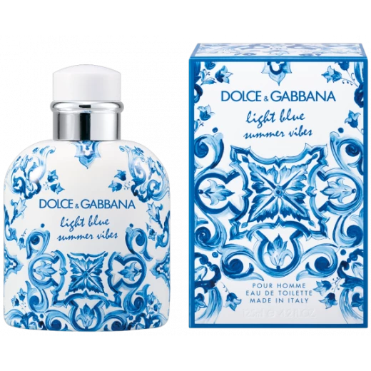 Dolce & Gabbana Light Blue Summer Vibes Eau de Toilette 125ml Fresh Citrus Fragrance for Men Dolce & Gabbana Light Blue Summer Vibes Eau de Toilette 125ml Fresh Citrus Fragrance for Men