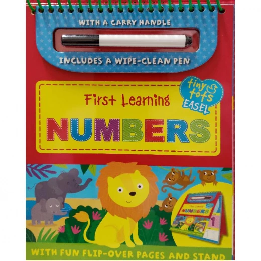 تعلم الأرقام لأول مرة (حاملات Tiny Tots) - مع صفحات قابلة للتقليب وحامل تعلم الأرقام لأول مرة (حاملات Tiny Tots) - مع صفحات قابلة للتقليب وحامل
