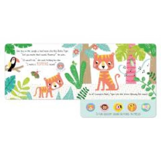 ماذا سمع النمر؟ لوحة كتاب صوتية للأطفال من Press and Play - Image 3