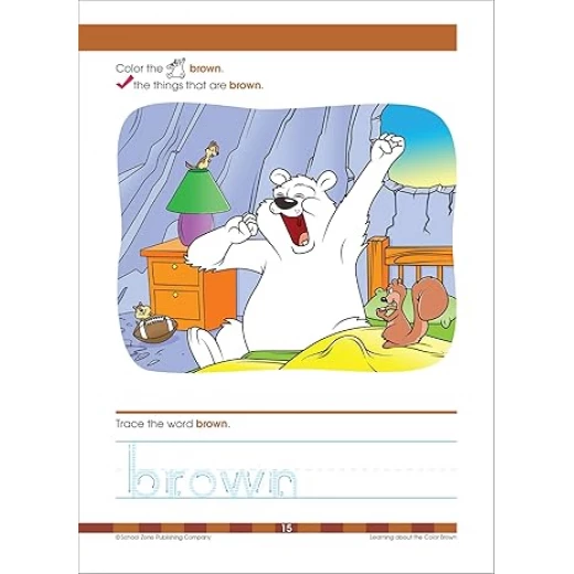 School Zone - Colors & Shapes Workbook - 64 Pages, Ages 3 to 5, Preschool, Kindergarten, Color Names, Patterns, Tracing, Object Identification, and More (School Zone Get Ready!™ Book Series) - Image 4