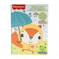 80pg Fisher Price Jumbo Coloring and Activity Book