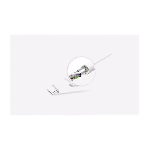 كابل USB 2 في 1 من شاومي SJV4082TY Mi (ميكرو USB إلى Type C) بطول 100 سم، أبيض - شاومي - Image 3