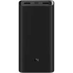 باور بانك Xiaomi VXN4254GL Mi 3 Pro بسعة 20000 مللي أمبير في الساعة لأجهزة الكمبيوتر المحمولة USB Type C PD 45W، شاحن محمول عالي السعة - متوافق مع MacBook وMi Notebook وNintendo Switch وDell XPS 13 وThinkpad - أسود - شاومي