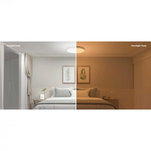 مصباح السقف الذكي من شاومي 450 LED، تركيب سريع، أقصى تدفق ضوئي 3000 لومن، درجة حرارة لون قابلة للتعديل من 2700 كلفن إلى 6000 كلفن - شاومي - Image 3