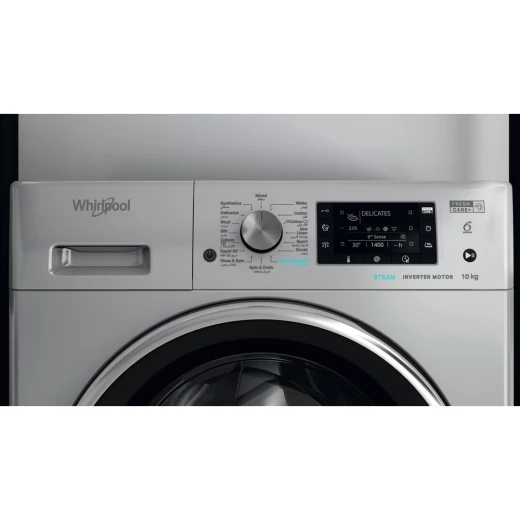 غسالة 10 كجم 1400 دورة في الدقيقة 6 Sense FreshCare+ A+++ فضية من ‎ويرلبول - ‎ويرلبول - Image 8