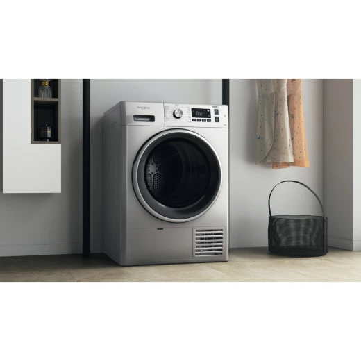 مجفف مكثف بسعة 8 كجم مع مضخة حرارية A+ Fresh Care Silver-FFT M11 8X1SBS GCC من ويرلبول - ‎ويرلبول - Image 3
