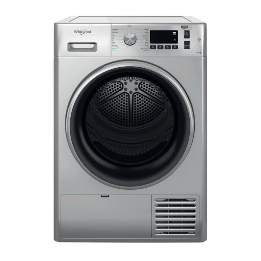 مجفف مكثف بسعة 8 كجم مع مضخة حرارية A+ Fresh Care Silver-FFT M11 8X1SBS GCC من ويرلبول مجفف مكثف بسعة 8 كجم مع مضخة حرارية A+ Fresh Care Silver-FFT M11 8X1SBS GCC من ويرلبول