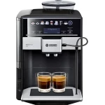 ماكينة القهوة الأوتوماتيكية بوش TIS65429RW Verocup 300، مصنوعة من الفولاذ المقاوم للصدأ/أسود - بوش