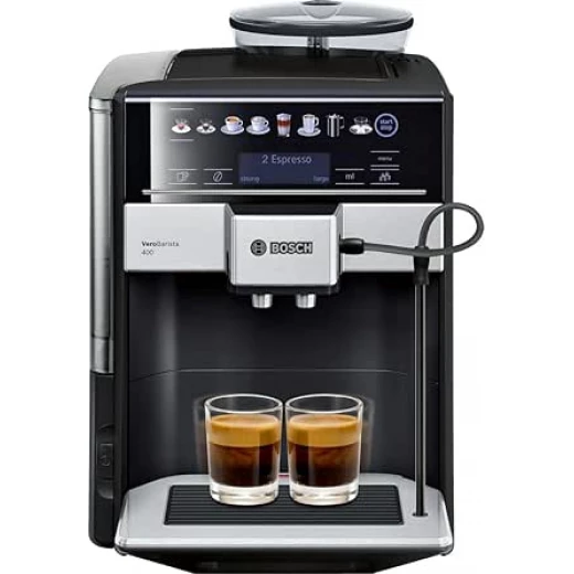 ماكينة القهوة الأوتوماتيكية بوش TIS65429RW Verocup 300، مصنوعة من الفولاذ المقاوم للصدأ/أسود ماكينة القهوة الأوتوماتيكية بوش TIS65429RW Verocup 300، مصنوعة من الفولاذ المقاوم للصدأ/أسود