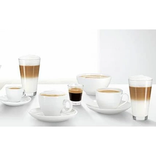 ماكينة القهوة الأوتوماتيكية بوش TIS65429RW Verocup 300، مصنوعة من الفولاذ المقاوم للصدأ/أسود - بوش - Image 3