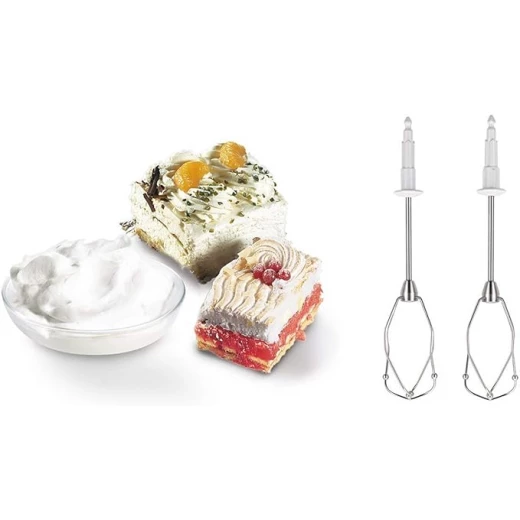 Bosch MFQ4080 Hand Mixer With Chopper, 500 Watt - White - BOSCH - Image 5