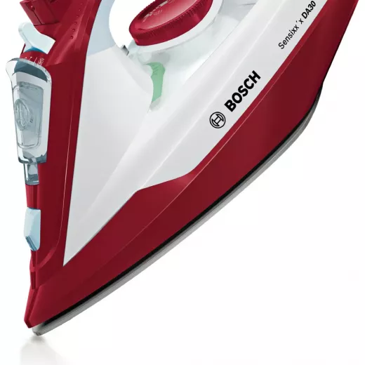 مكواة بخار دفعة بخار 150 جرام 2400 واط أحمر + أبيض TDA3024010 من بوش - بوش - Image 4