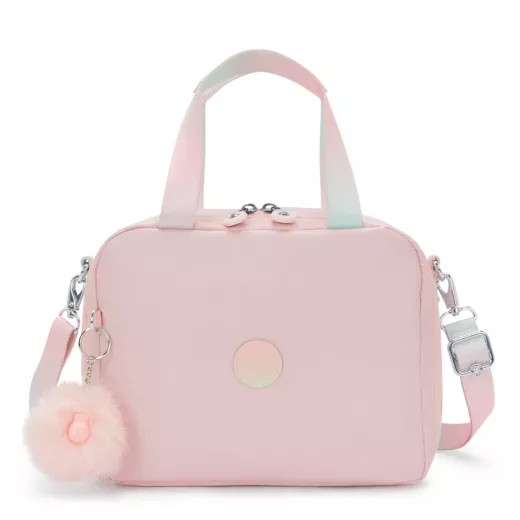 Kipling Large lunchbox (with trolley sleeve) Female Blush Metallic Miyo n 13.5 x 25 x 20 cm Kipling Large lunchbox (with trolley sleeve) Female Blush Metallic Miyo n 13.5 x 25 x 20 cm