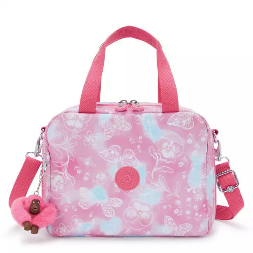 Kipling Miyo Garden Clouds Large Lunch Bag with Trolley Sleeve 13.5 x 25 x 20 cm