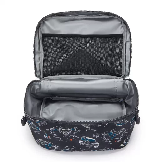Kipling Miyo Garden Clouds Large Lunch Bag with Trolley Sleeve 13.5 x 25 x 20 cm - Kipling - Image 4