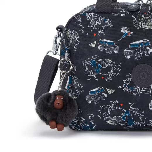 Kipling Miyo Garden Clouds Large Lunch Bag with Trolley Sleeve 13.5 x 25 x 20 cm - Kipling - Image 2