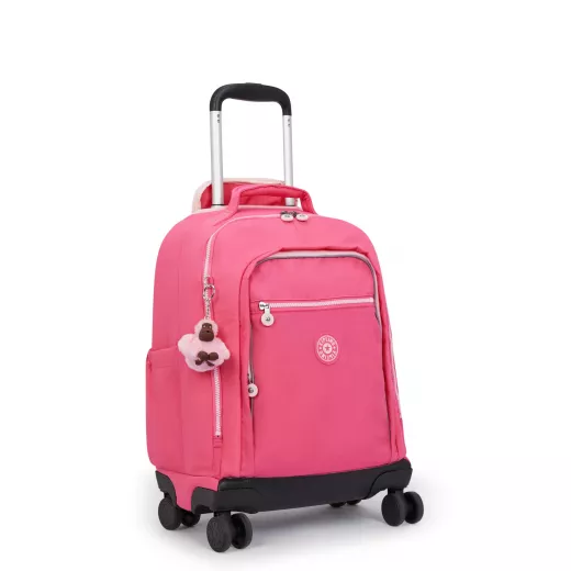 Kipling Large New Zea Happy Pink C Large Wheeled Backpack - Kipling - Image 3
