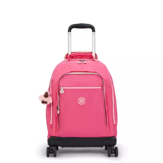 Kipling Large New Zea Happy Pink C Large Wheeled Backpack Kipling Large New Zea Happy Pink C Large Wheeled Backpack
