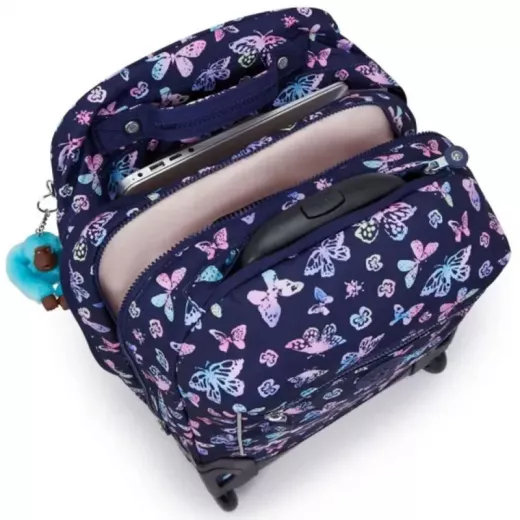 حقيبة ظهر - عربة للأطفال مع حماية للابتوب 15" - ساري فراشة ممتعة I4420-F5K - 48 × 32.5 × 25 سم - 27 لتر - متعددة الألوا من كيبلينج - كيبلينج - Image 5