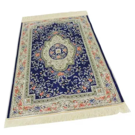 Sundus - Al-Madina Prayer Mat - Blue - Image 2