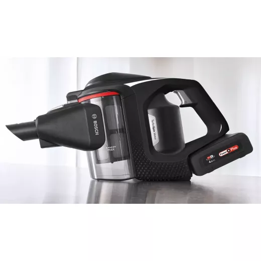 بوش أنليميتد سلسلة 8 جين بروهوم 18 فولت مكنسة كهربائية لاسلكية، بطاريتان قابلتان للتبديل وشاحن سريع، وقت تشغيل مستمر - أبيض - بوش - Image 4