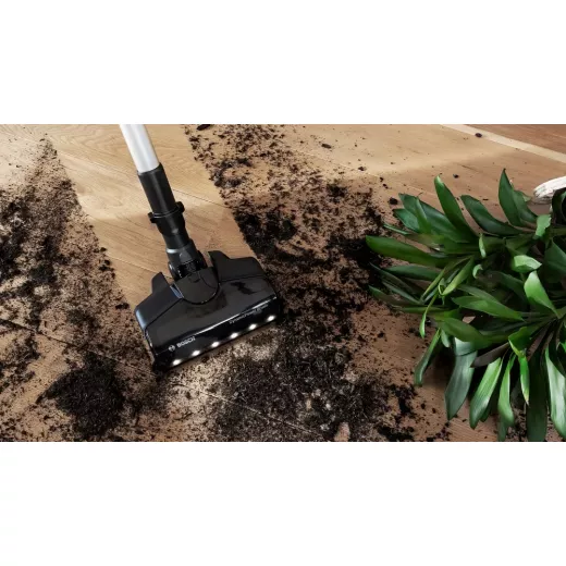 Bosch Unlimited 7 Rechargeable Vacuum Cleaner – Black, TurboSpin Motor, LED Brush, 2 Removable Batteries, 18V Power for ALL System, 10-Year Warranty - BOSCH - Image 5