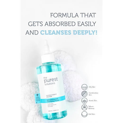 The Purest Solutions Exfoliating and Clarifying Toner, 200 Ml - The Purest Solutions - Image 7