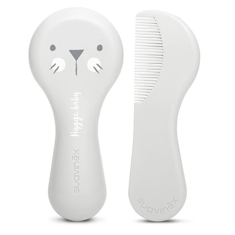 Suavinex Brush-comb Set - ابيض - سوافينكس