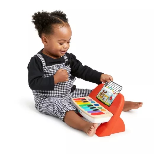 Hape Mini Playful Piano Musical Instrument Red - Hape - Image 3