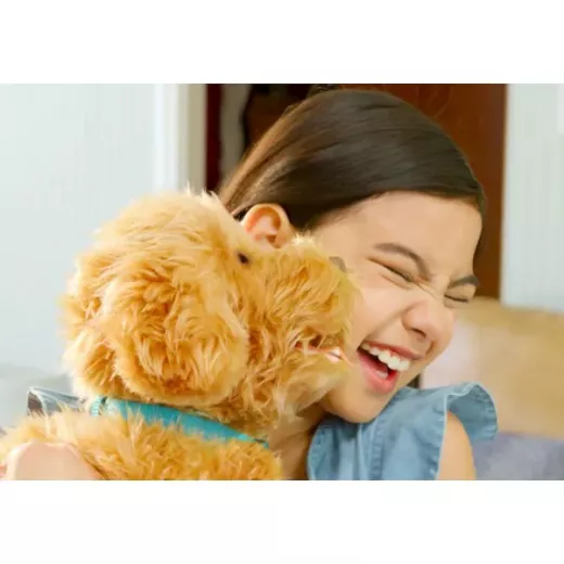Sky Rocket My Fuzzy Friend Moji Interactive Labradoodle - Plush Interactive Dog Toy for Boys and Girls, Loveable and Lifelike Companion Pet - My Fuzzy Friends - Image 5