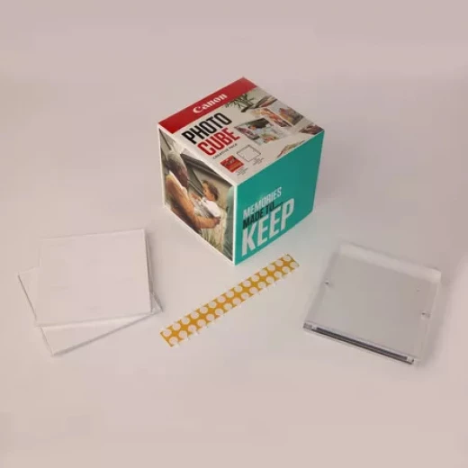 Canon Photo Cube Creative Pack - PP-201 5x5” Photo Paper Plus Glossy II (40 Sheets) + Photo Frame - Compatible with Canon PIXMA Printers - Canon - Image 2