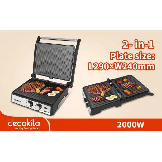 شواية ديكايلا كونتاكت بقوة 2000 واط (KEEC079M) - ديكاكيلا - Image 2