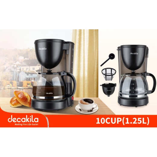 ماكينة صنع القهوة الأمريكية ديكايلا دريب سعة 1.25 لتر (KECF001B) - ديكاكيلا - Image 2