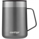 Contigo Streeterville Desk Mug, insulated coffee mug with stainless steel handle, coffee to go mug with lid, keeps coffee and tea ideal for office & home, 410 ml - Contigo