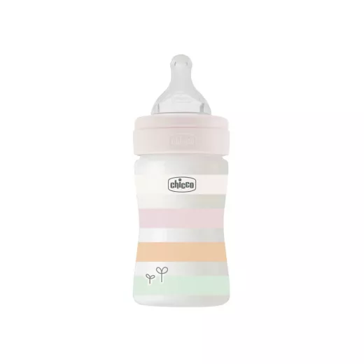 Chicco Well Being Bottle Anti-Colic System Slow Flow 150Ml 0M+ pink - Chicco - Image 3