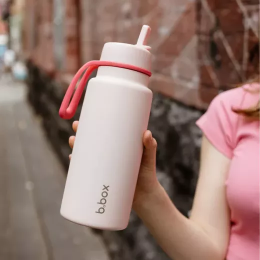 B.box 1l Insulated Flip Top Drink Bottle - Lilac Love - B.Box - Image 3